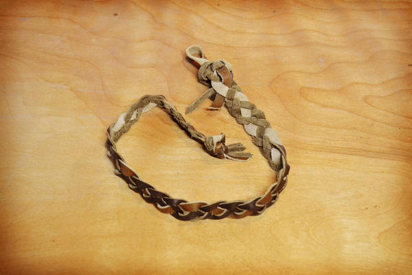Soft Star Playday - Handmade Braided Leather Hairband Soft Star Playday - Handmade Braided Leather Hairband