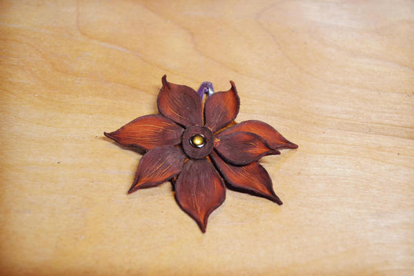 Soft Star Playday - Handmade Leather Flower Soft Star Playday - Handmade Leather Flower