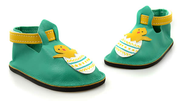 Handcrafted Baby Chick Shoes in Child Sizes win-baby-chick-shoes