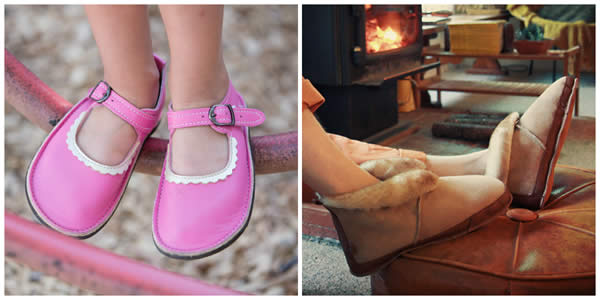 Child Merry Janes and Adult Fireside Slippers merry-jane-fireside-shoes