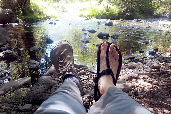 Crossing Streams in Minimalist Shoes