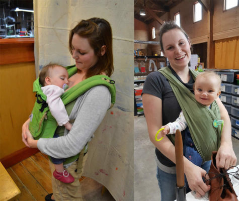 Moms and Babies Love Softstar Moccasins mom-carrying-baby