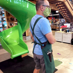 Elf Rob rocks the hip holster.