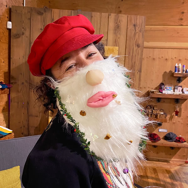 Elf Hava's Super Creepy Santa Mask