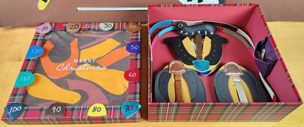 black widow showdown game box with pieces inside