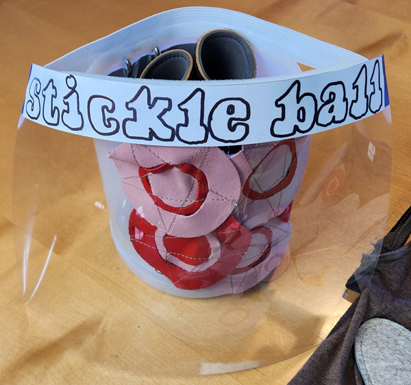 stickle ball face shield