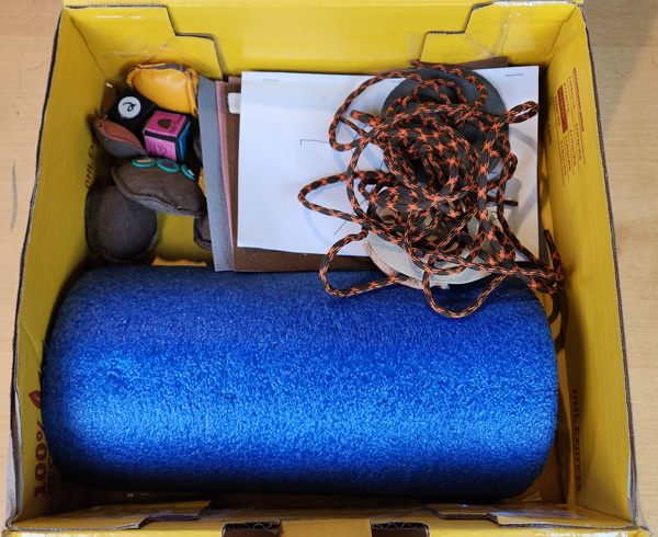 elf Olympics inside game box