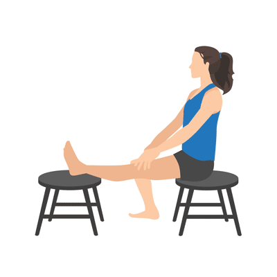 Seated hamstring stretch