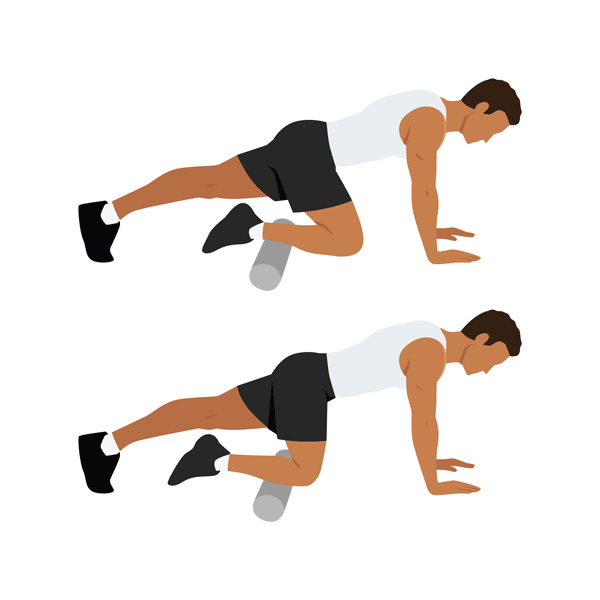 Foam roller exercise for shin splints