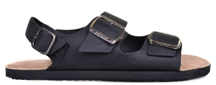 Softstar Camino Sandal in Black.